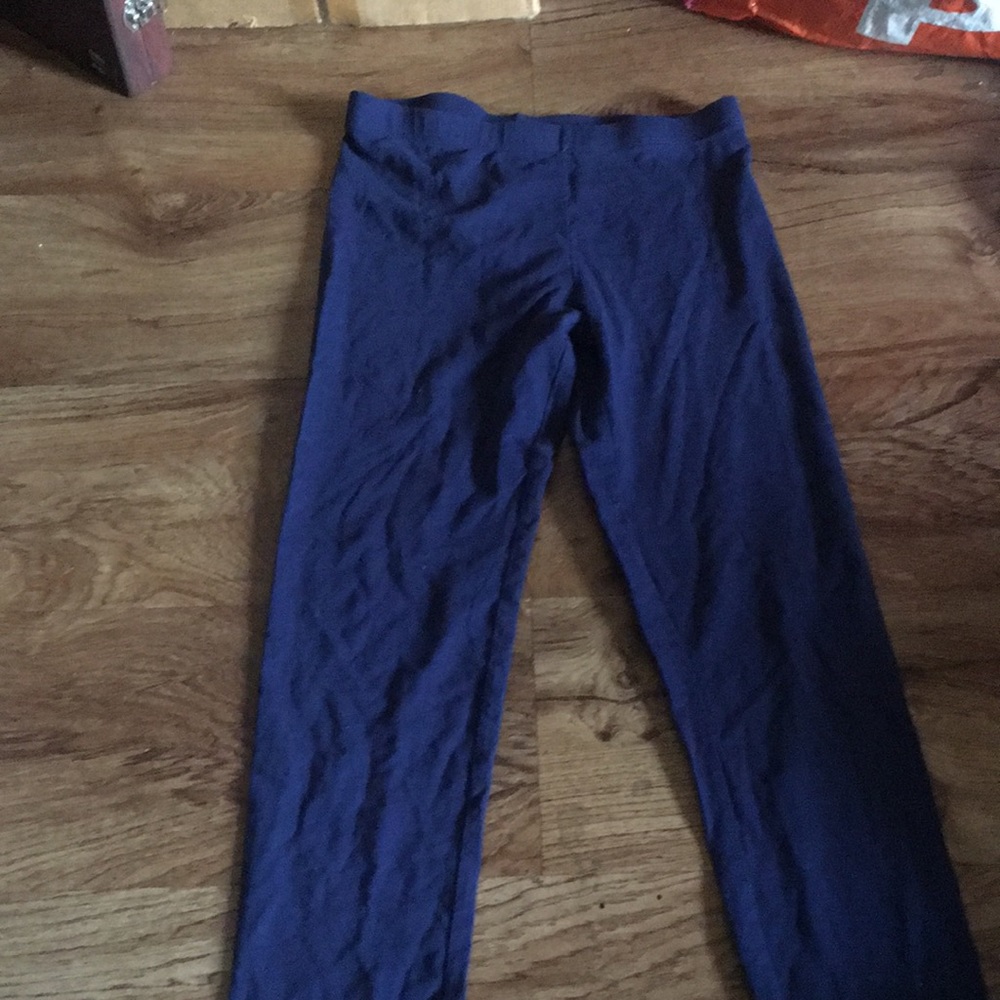 Blue leggings